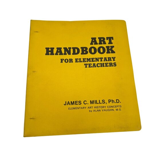 Other - 1975 Art Handbook for Elementary Teachers Spiral Bound Teaching Aid Homeschool